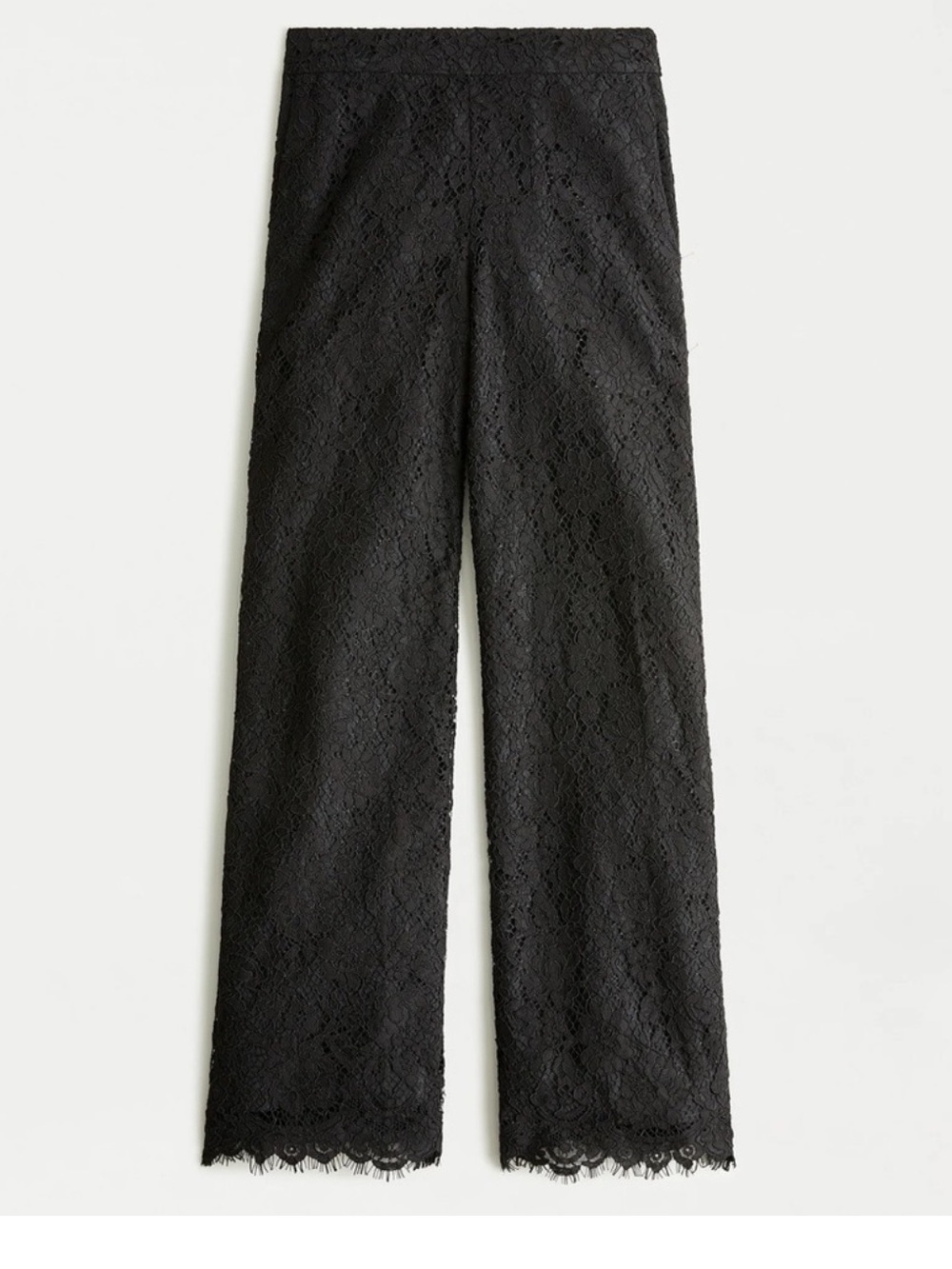J.Crew Peyton High Rise Crop Lace Pants Size 2